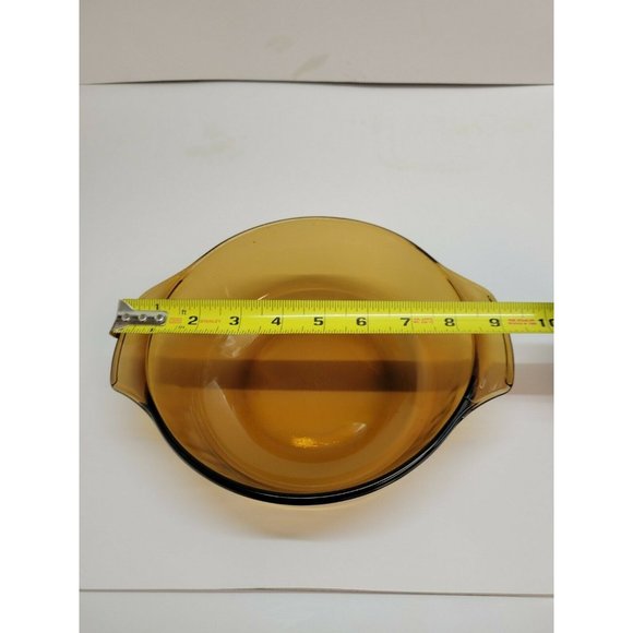 Anchor Hocking Fire King Quart 1 Qt Amber/Brown *NO* Lid - Picture 3 of 4